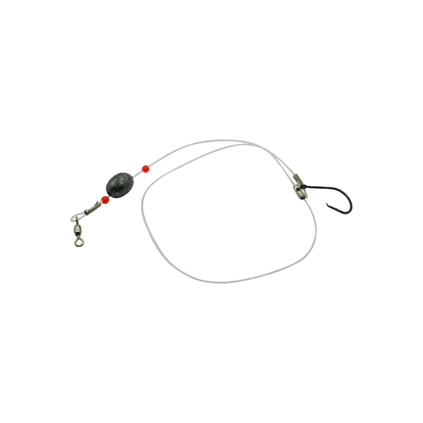 Redi-Rigs Monofilament with Hooks, Weighted, 3/4 oz.