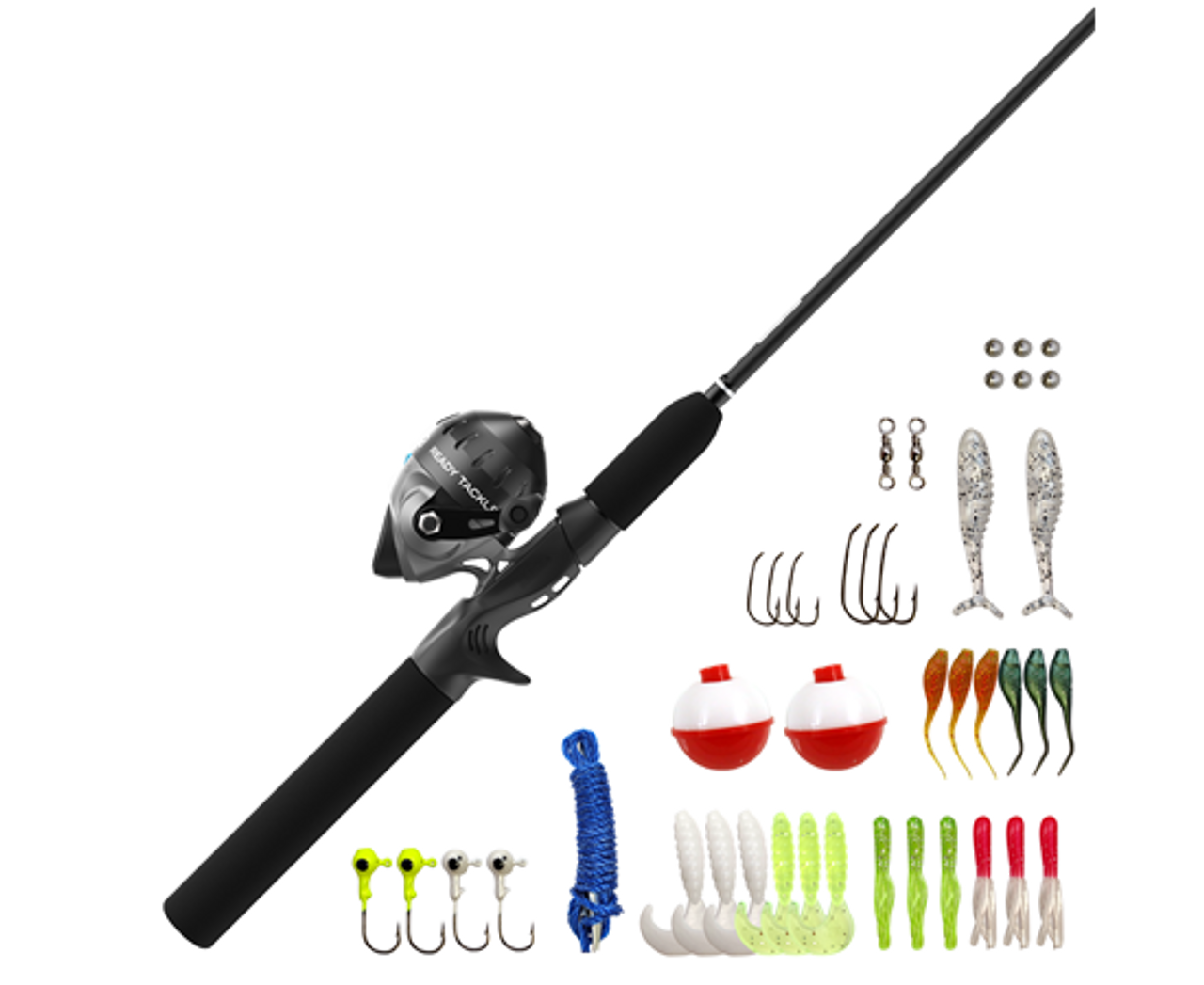 Zebco Ready Tackle Spincast Combo RTSCKLA.BP4