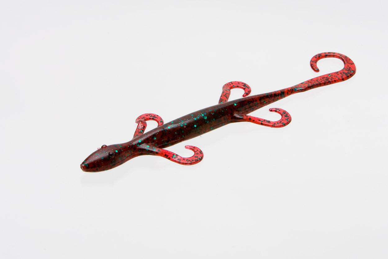 Zoom 8" Lizard 9pk Red Bug