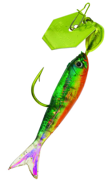Zman Flashback Mini 1/8oz Chart/Firetiger