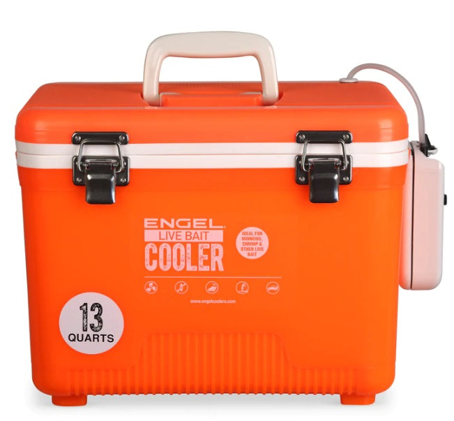Engel 13qt Bait Cooler ENGLBC7-N-OHV Hi-Vis Orange