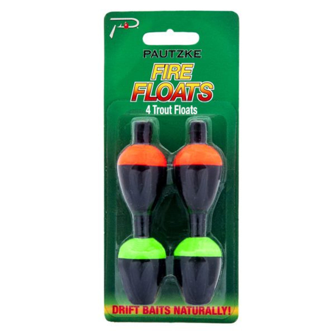 Pautzke Fire Floats 4 Pack Small Trout Floats 6 Pa