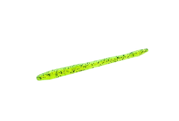 Zoom Finesse Worm 4.5" Pack of 20 Chartreuse Pepper