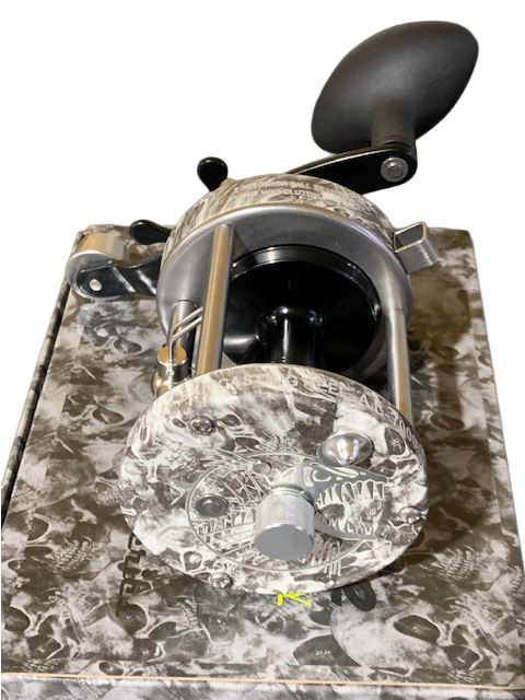 A&S Apocalypse Series AL-7000 Baitcast GLOW Reel Nightmare