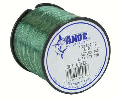 Ande 1/4lb Spool Green 10lb Test