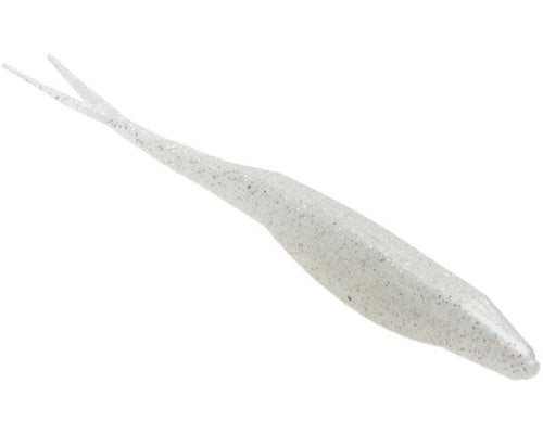 Zoom Salty Super Fluke 5.25" Pack of 10 Silver Rainbow