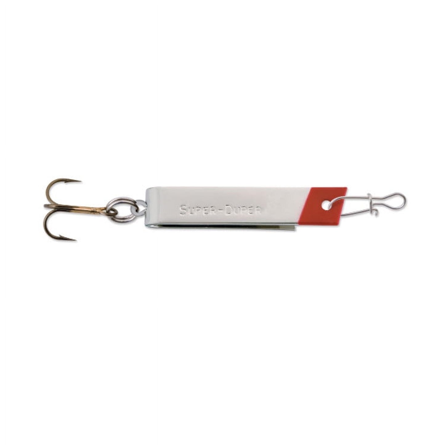 Luhr Jensen Super Duper 1 1/8"Nickel/Red Head