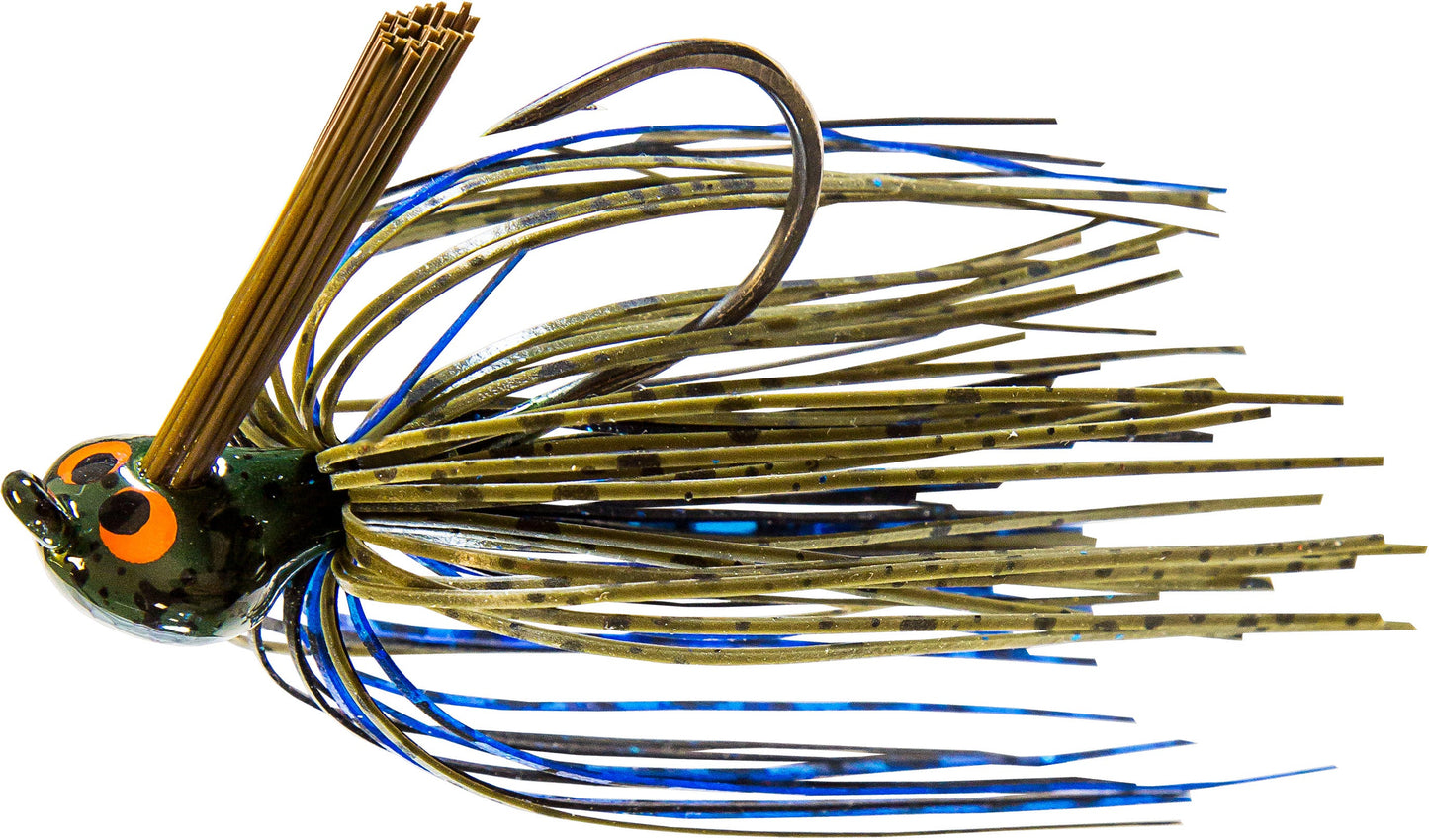 ZMAN CrossEyez Flipping Jig 3/8 Brsd Grn Pumpkin