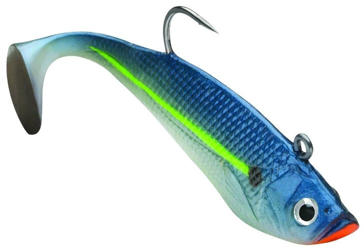 Storm 2" WildEye Swim Shad 1/8oz Blue Steel Shad
