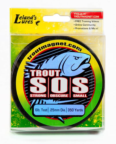Leland's Trout SOS 6lb Green Line 350yds