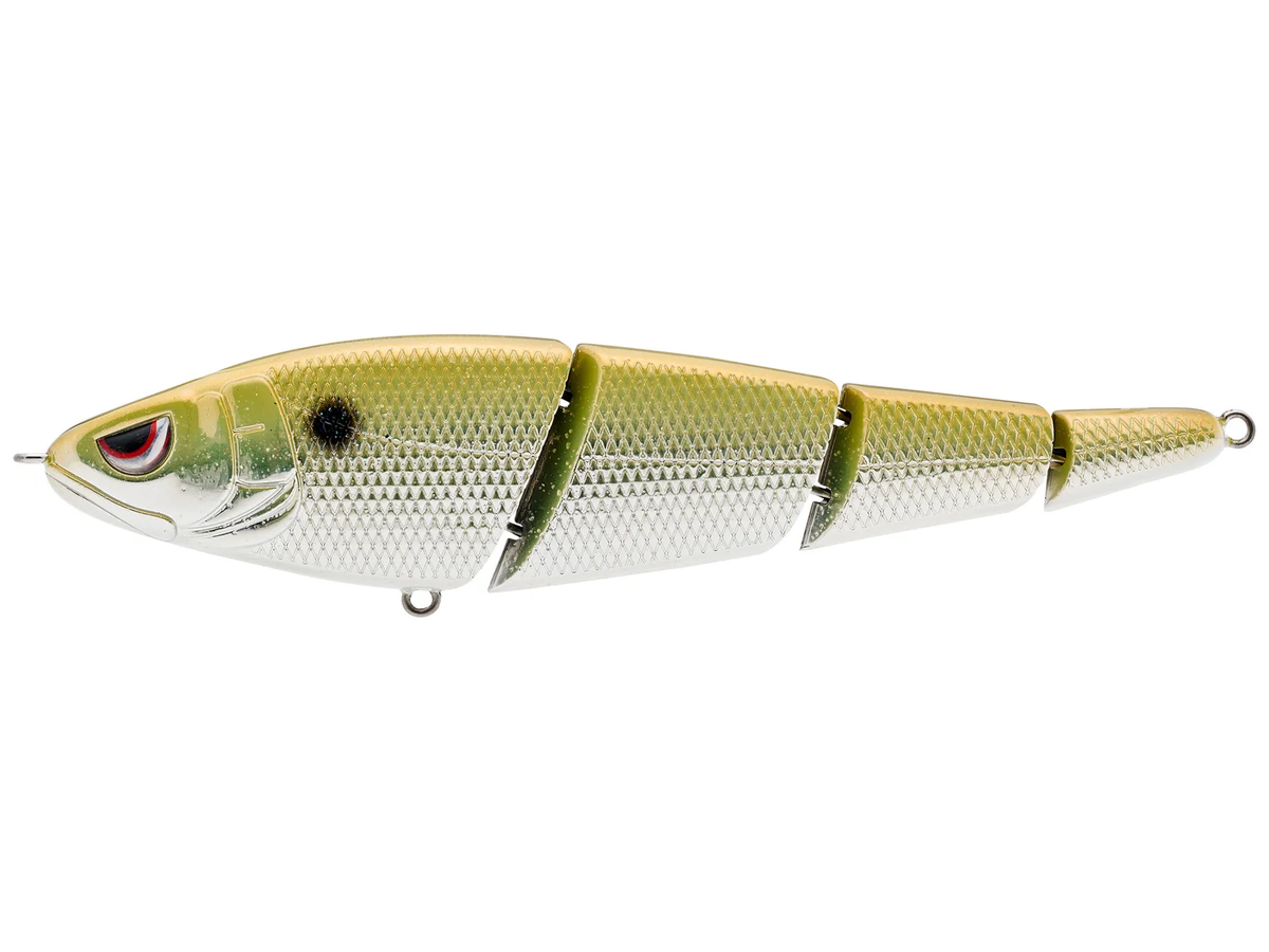 Spro KGB Sashimmy Swimmer 125 Chrome Olive 5in