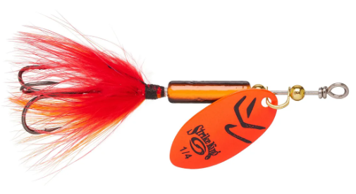 Strike King Bitsy Spinner 3/8 Fire Craw BSPN38-900