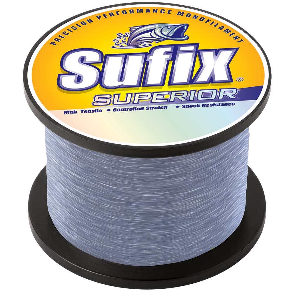 Sufix Superior 15lb Smoke Blue Monofilament 840yds