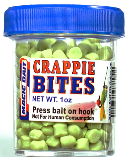 Magic Bait Crappie Bites Chartreuse