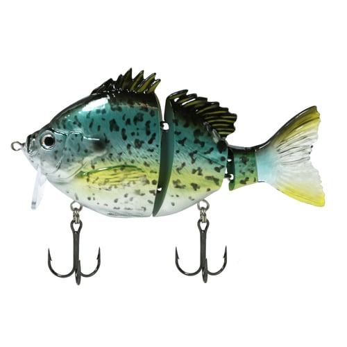 Fishlab 4" Black Crappie Floating Wake Bait