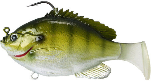 Fishlab 4" Light Bluegill Rigged Soft Swimbait