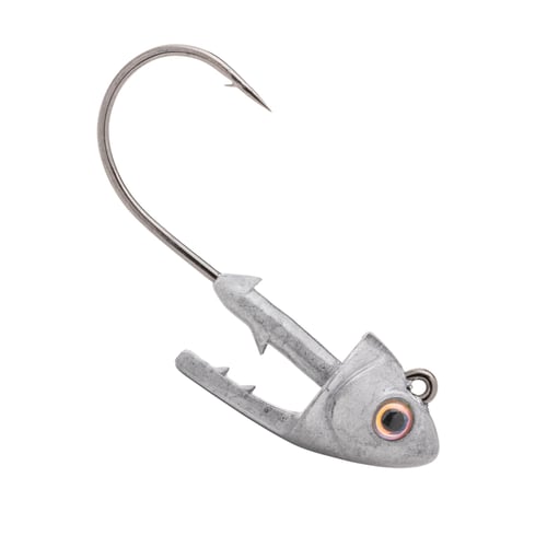 Strike King 1/8oz Rage Swimmin' Jig Head 3/0 Unpainted
