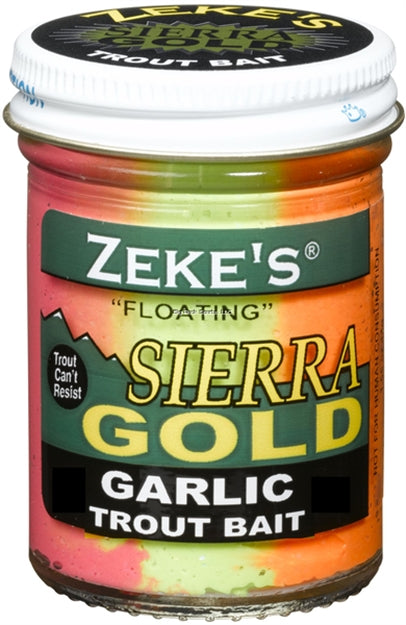 Zeke's Sierra Gold Float Trout Bait Garlic-Rain