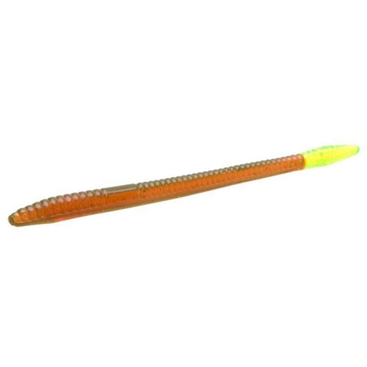 Zoom 4 1/2" Finesse Worm 20 Pack Motor Oil Chartre