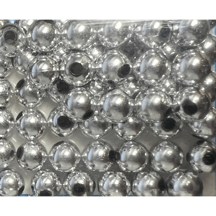 Pucci Beads 8mm Silver