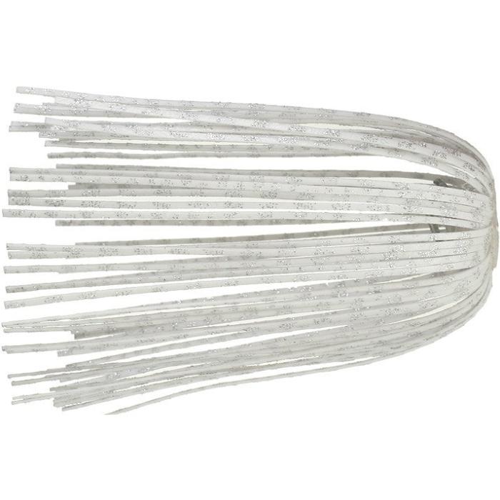 ZMAN EZ Skirt White Silver Glitter