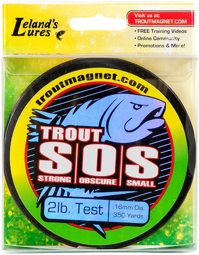 Leland's Trout SOS 2lb Green Line 350yds