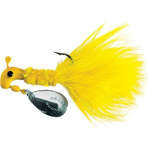 Road Runner Marabou Lures Card of 12 1/16oz 1002 002 Yellow