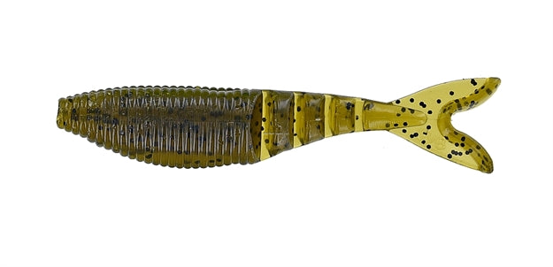 Yamamoto 4" Zako Swimbait Grn Pumpkin/Blk Flake