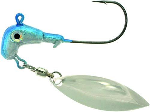 Casey's Classic Runner 3/8oz 2 Pack Chrome Blue