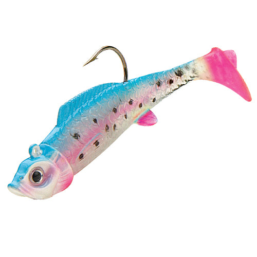 Northland Mimic Minnow Shad 1/16 Glow Rainbow Card of 6