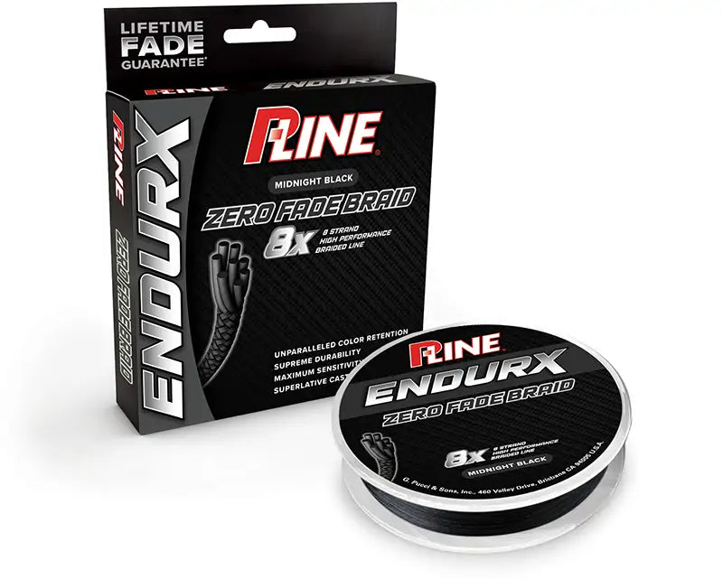 P-Line EndurX Zero Fade 20lb 150yds Midnight Black
