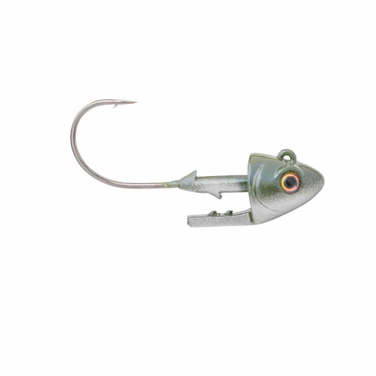 Strike King 1/8oz Rage Swimmin' Jig Head 3/0 Pearl White