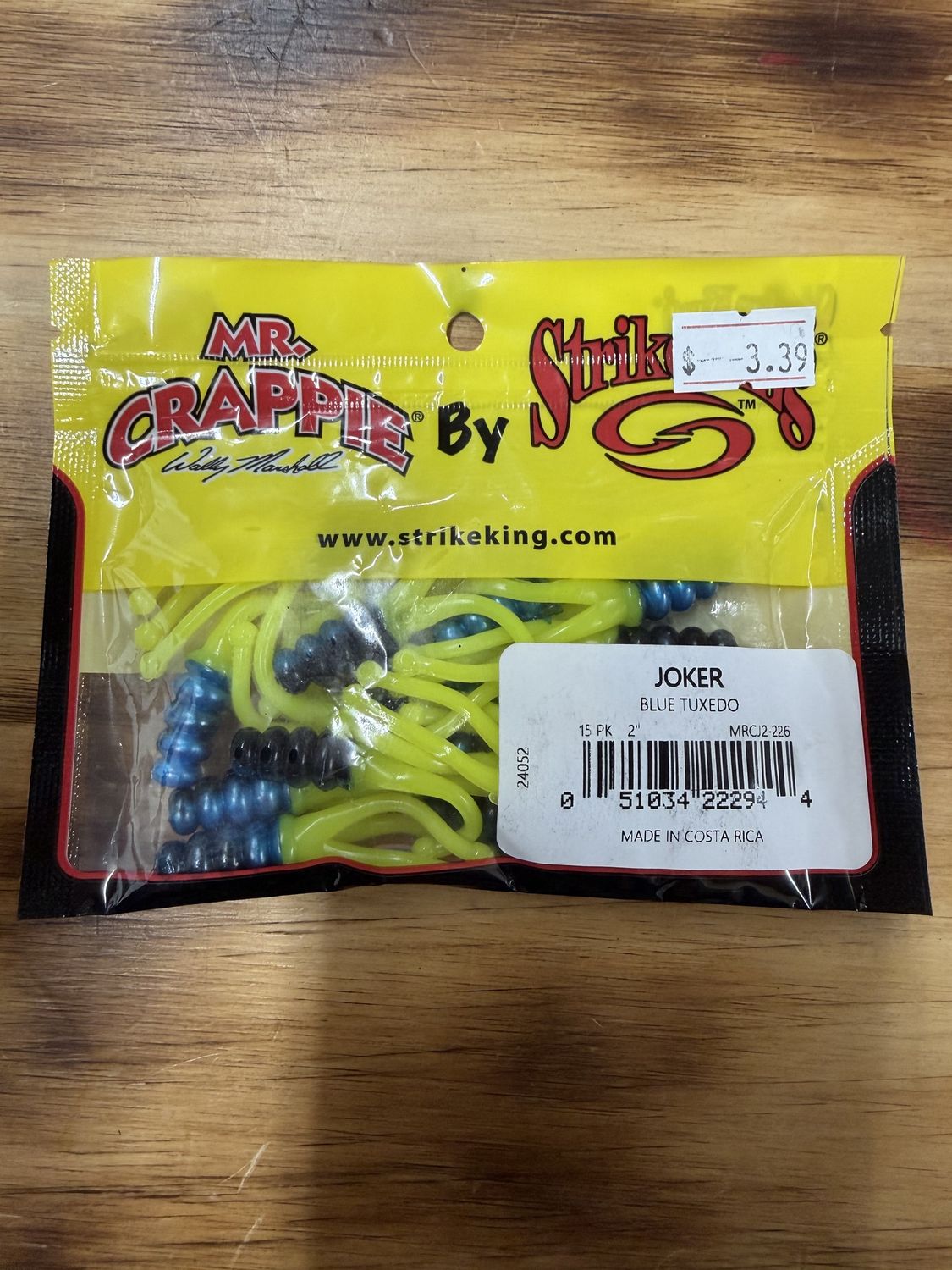 Strike King 2" Joker Blue Tuxedo