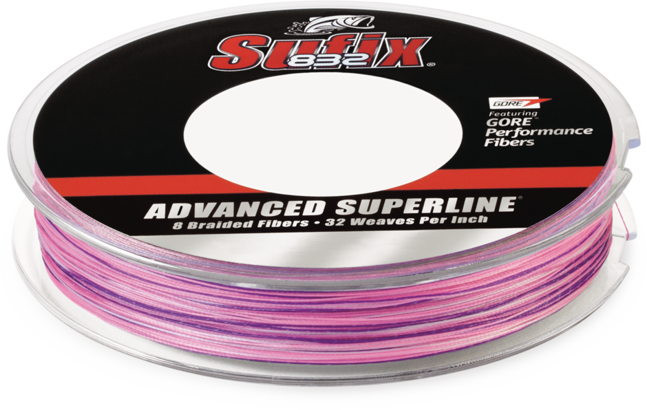 Sufix 832 Braided Line 20lb 150yds Sunrise