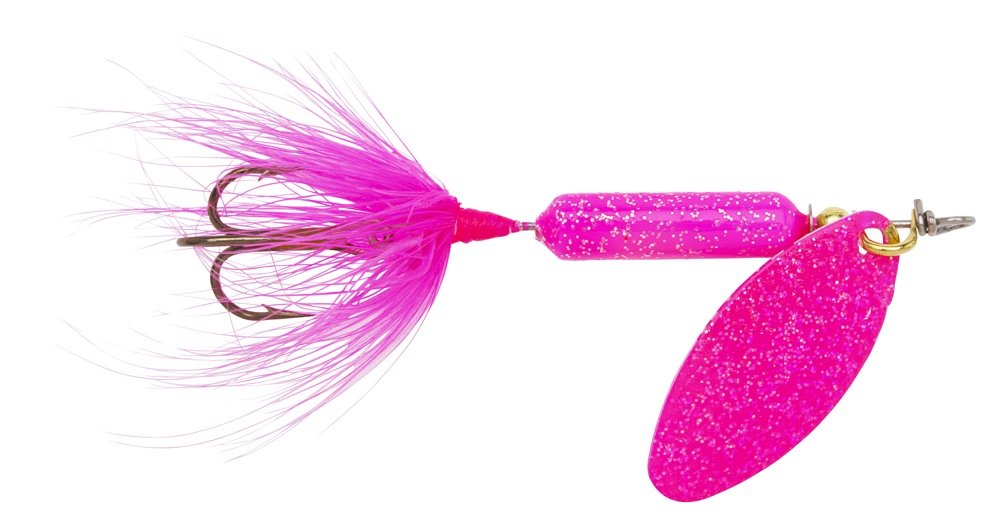 Worden's Rooster Tail Glitter Pink 1/6oz