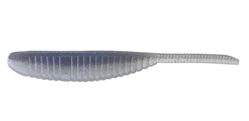 Yamamoto 4" Shad Shape Worm Pack of 10 Pro Blue