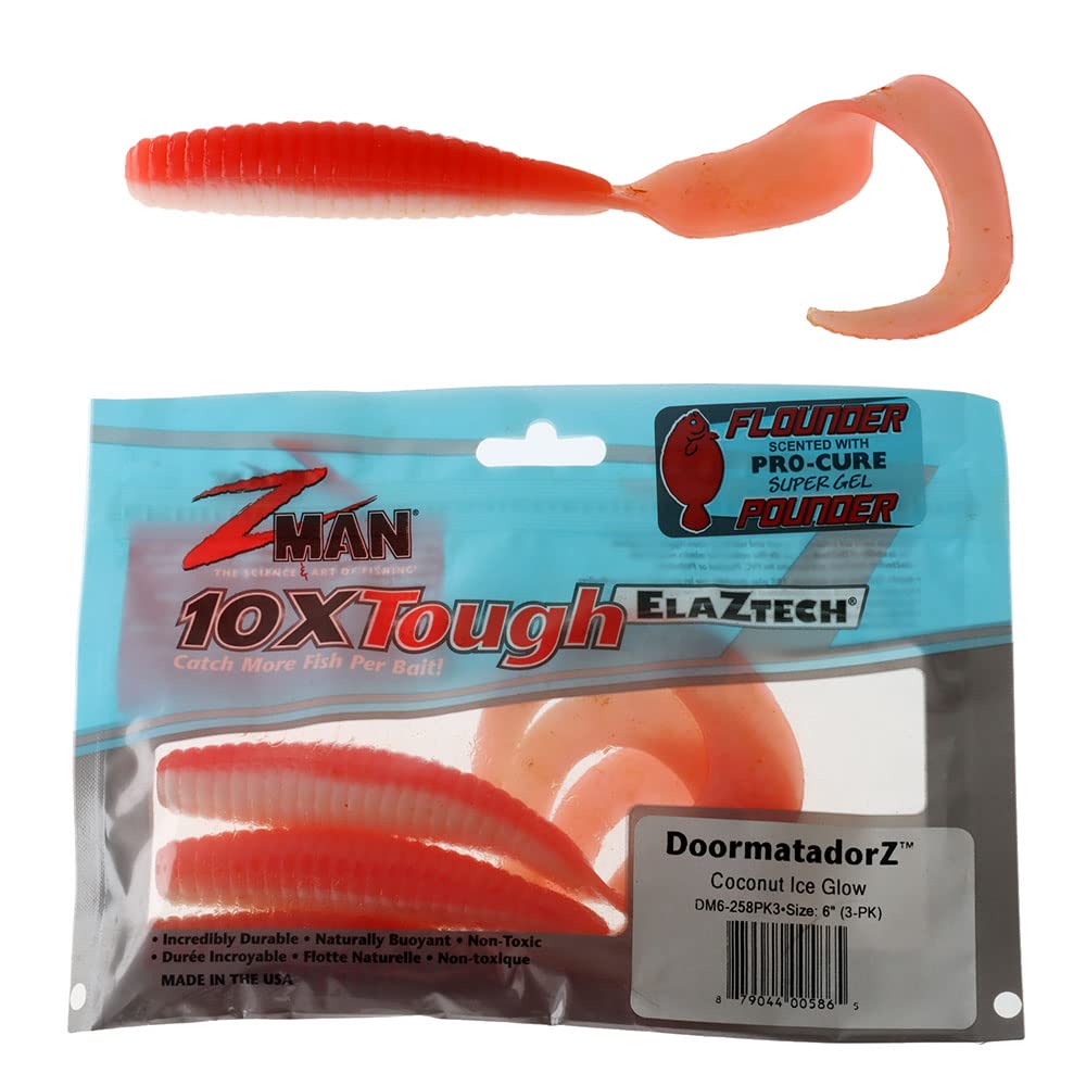 ZMAN Doormatadorz 6" Coconut Ice Glow 3pk