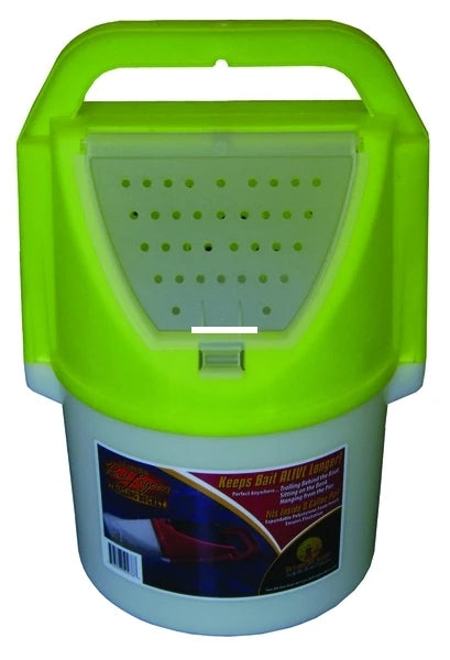 Challenge Bait Lagoon Bait Bucket Yellow