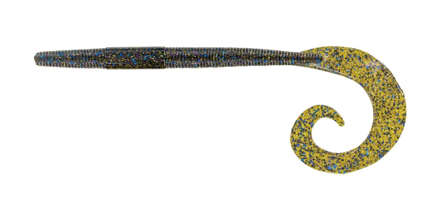 Big Bite 10" K Tail Worm Tilapia Magic 8 Pack