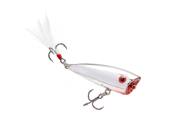 Strike King Bitsy Splash Topwater Lure Carolina Chrome