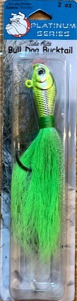 Bull Dog Bucktail 2oz Chartreuse