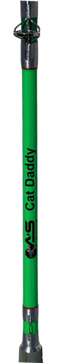 A&S 7'6" Big Game Baitcast Glow Rod - Cat Daddy