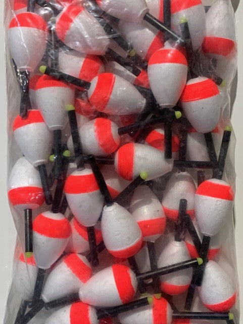 Comal 1.5" Pear Slip Stick Float 50pk SPHL150