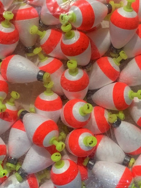 Comal 1.50" Pear Snap Weighted Float 50pk WPS150RW