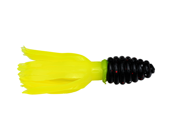 Strike King 1 3/4" Crappie Thunder Tuxedo Black Chartreuse Pack of 15