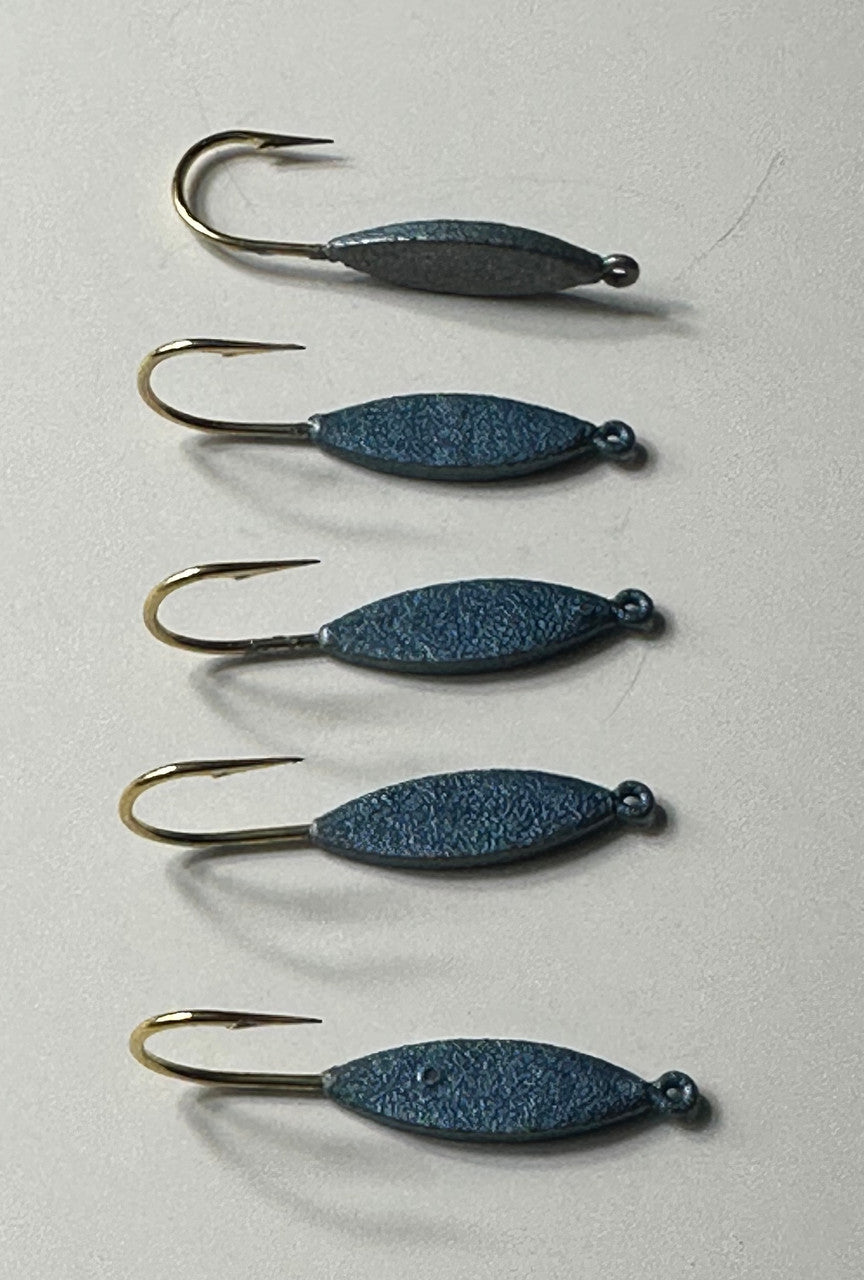 A&S Crappie Spoons 5 Count Chrome/Blue