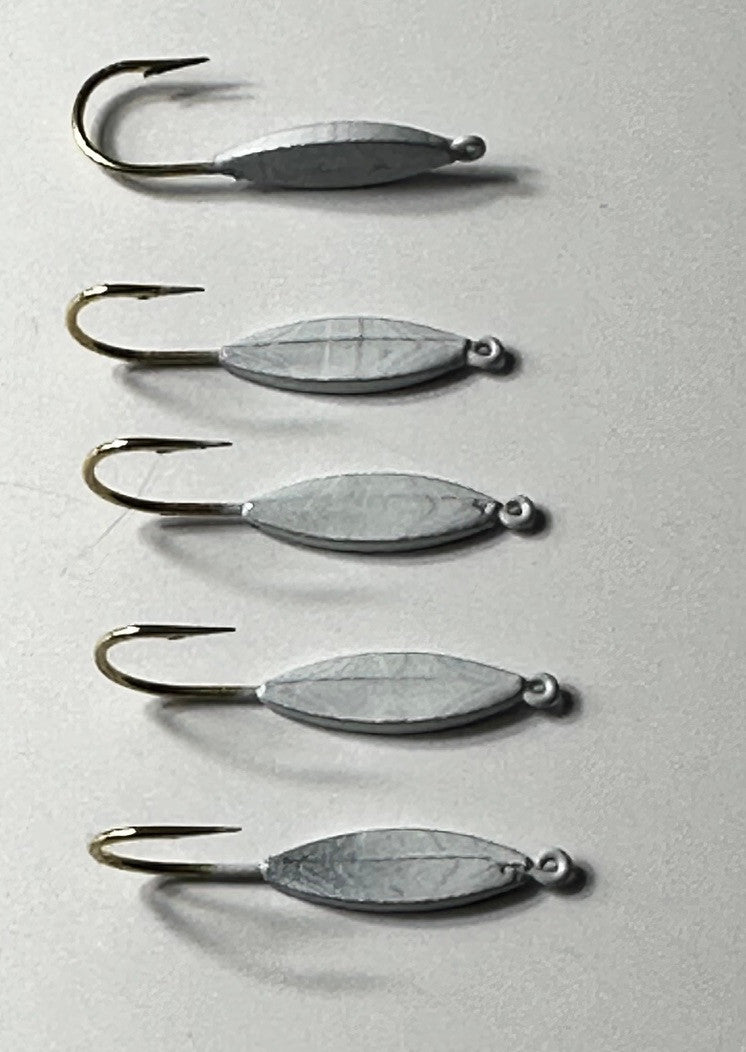 A&S Crappie Spoons 5 Count Glow