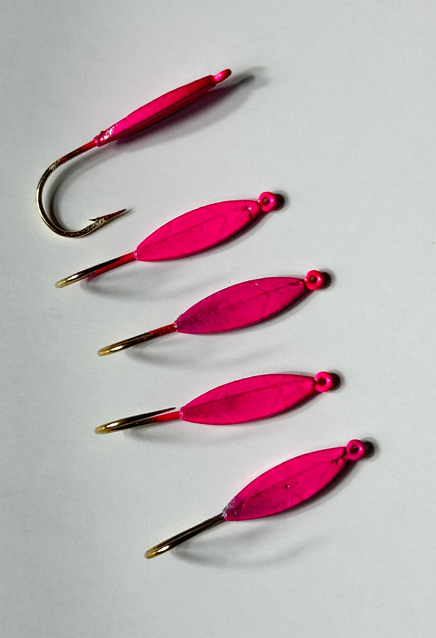 A&S Crappie Spoons 5 Count Pink