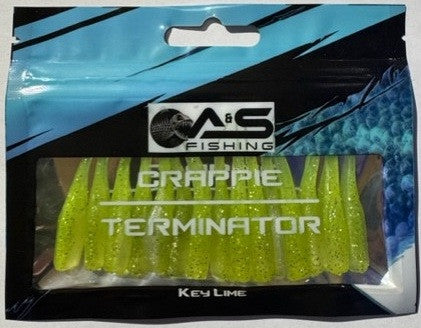 A&S Crappie Terminator 15 Count Key Lime