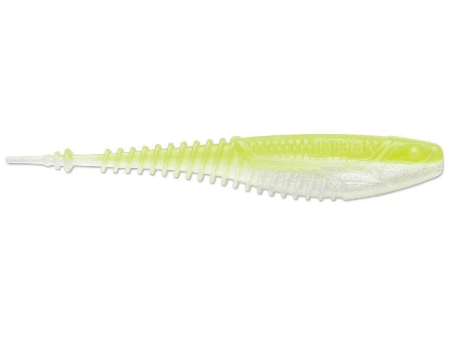 Rapala Crush City 4.25" Freeloader Chartreuse Pearl Pack of 6